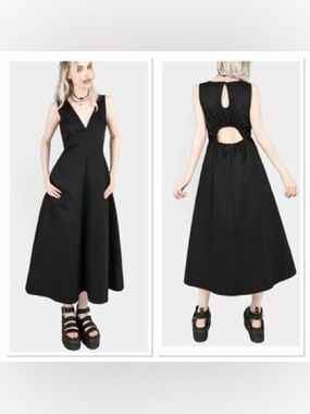 NWT Disturbia Freyja Cotton Midaxi Dress